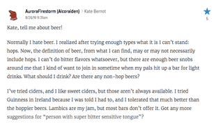 Illustration for article titled Ask Kate About Beer: What beers do you recommend for hops haters?
